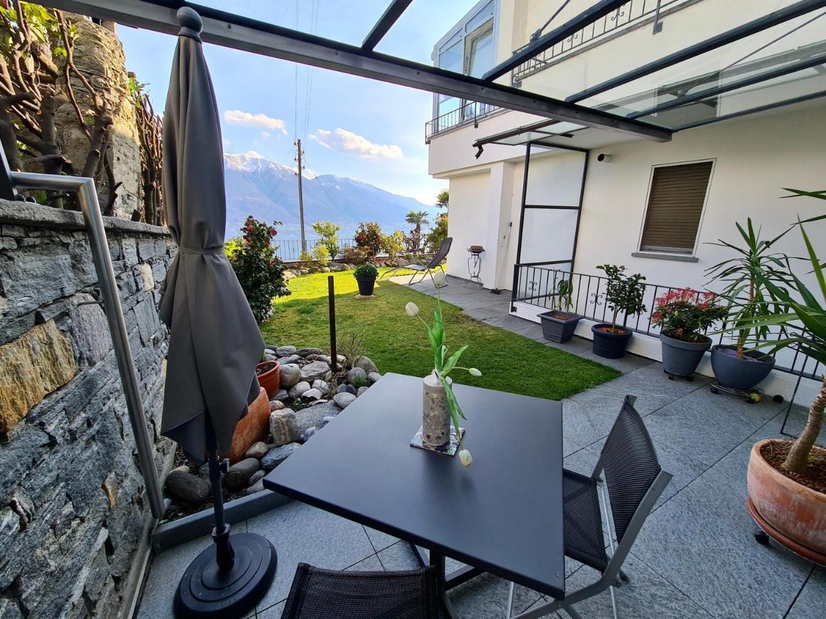 Camera Con Bagno Privato E Giardino Brione sopra Minusio ภายนอก รูปภาพ